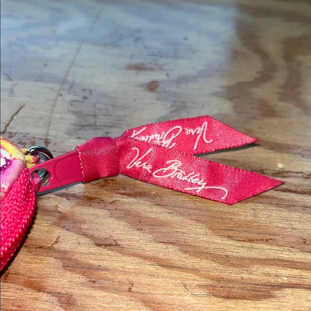 Vera Bradley‎ Pink and Yellow Floral Wristlet - Picture 2 of 7